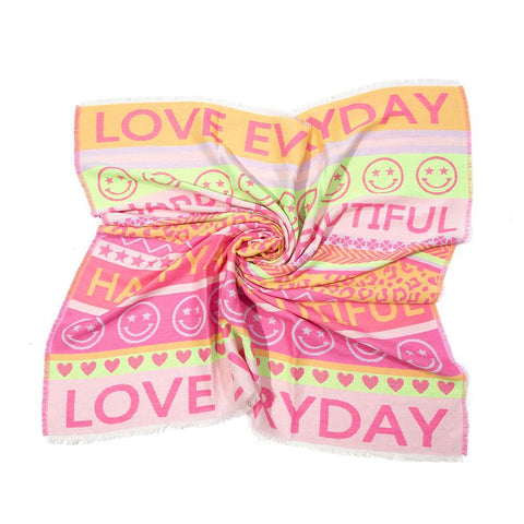 Vierecktuch - Love Everyday