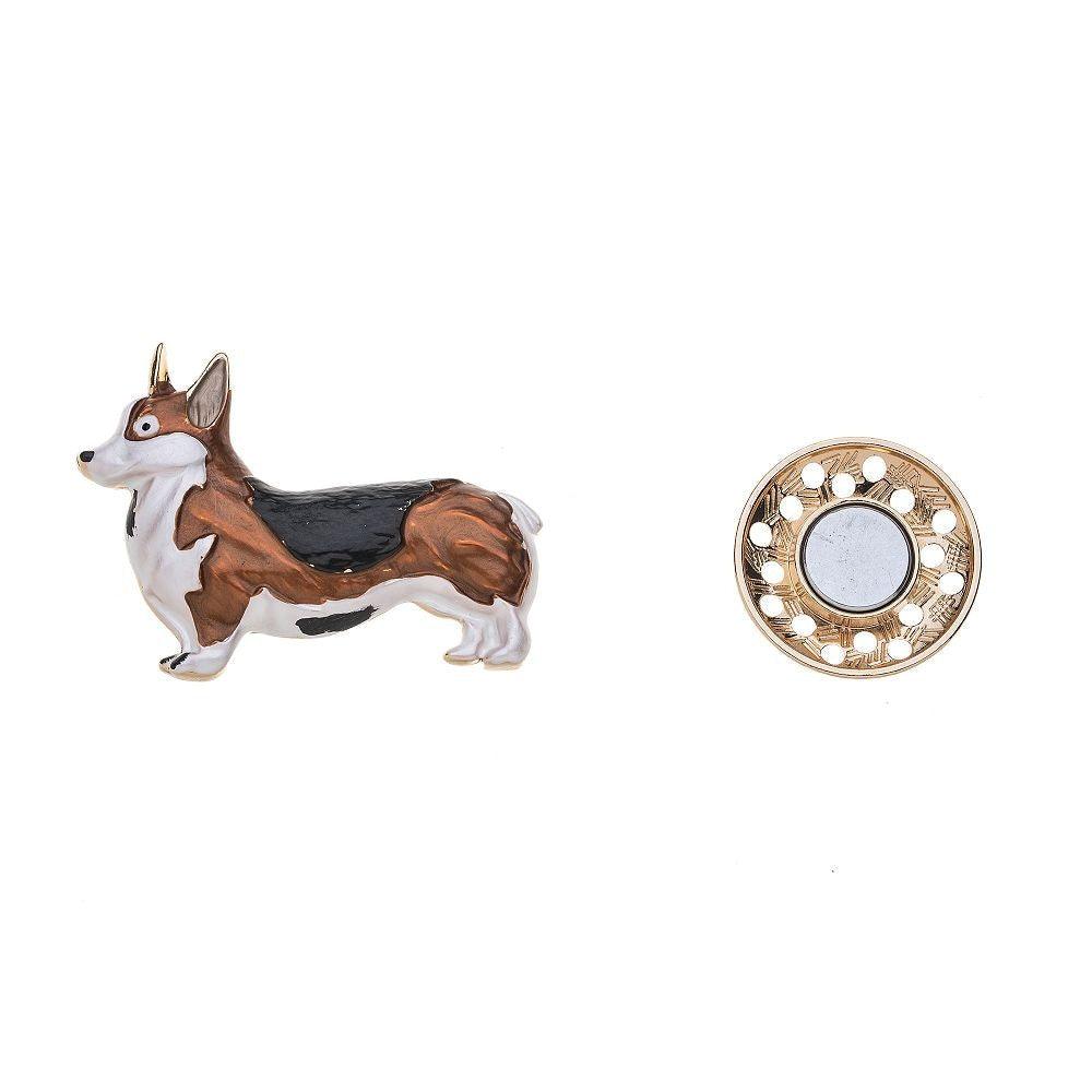 Brosche - Hund - Fox by Ren