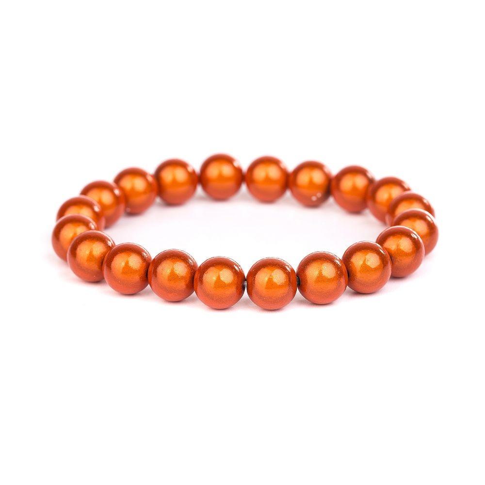 Armband - Magic Pearls Coral 10mm - Fox by Ren