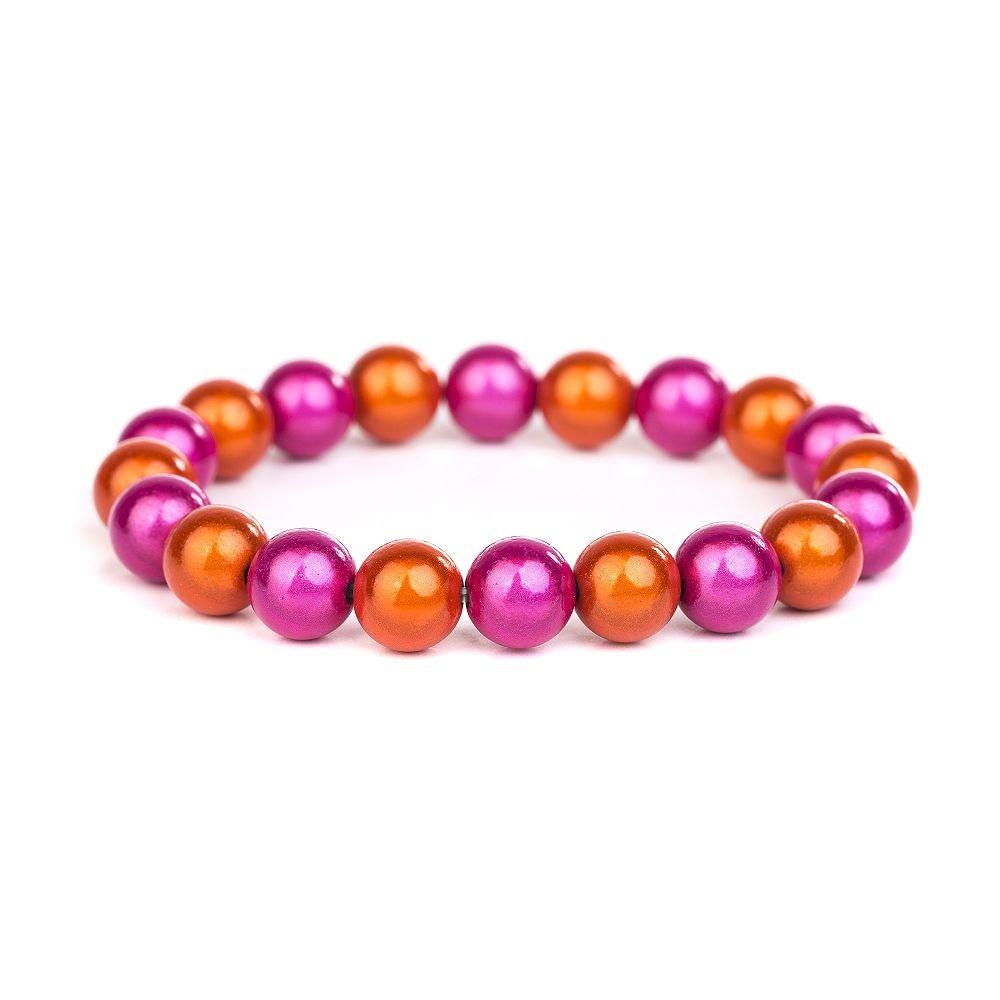 Armband - Magic Pearls Coral 10mm - Fox by Ren