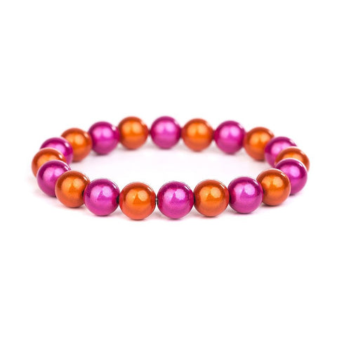 Armband - Magic Pearls Coral 10mm