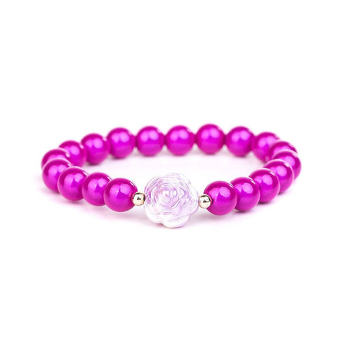 Armband - Magic Pearls Rose 10mm