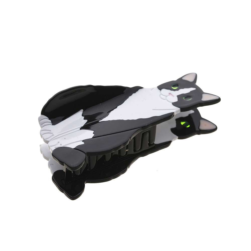 Haarklammer - Tuxedo Katze