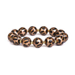 Armband - Magic Pearls Leopard 14mm - Fox by Ren