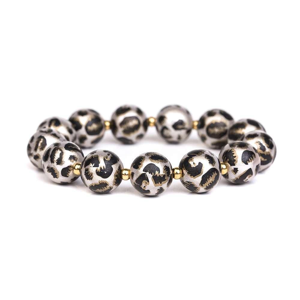 Armband - Magic Pearls Leopard 14mm - Fox by Ren