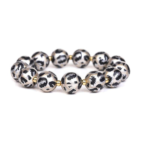 Armband - Magic Pearls Leopard 14mm