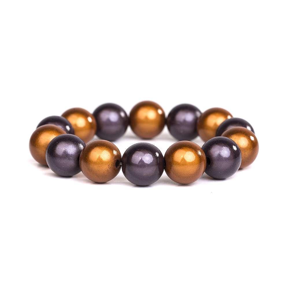 Armband - Magic Pearls Ella 14mm - Fox by Ren