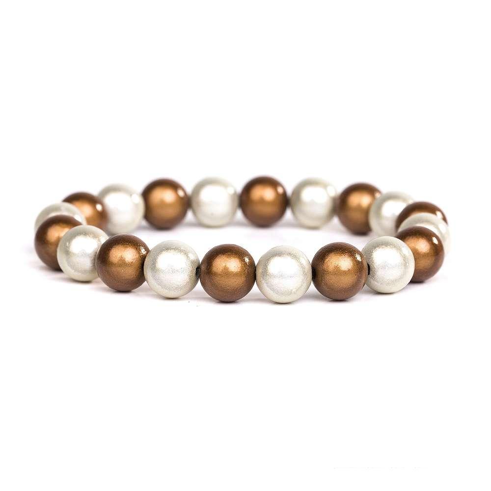 Armband - Magic Pearls Coral 10mm - Fox by Ren
