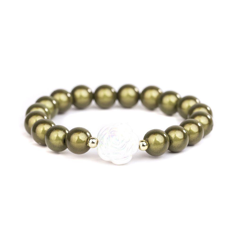 Armband - Magic Pearls Rose 10mm - Fox by Ren