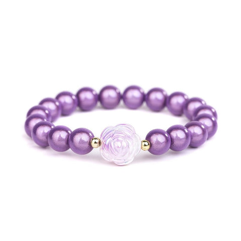 Armband - Magic Pearls Rose 10mm