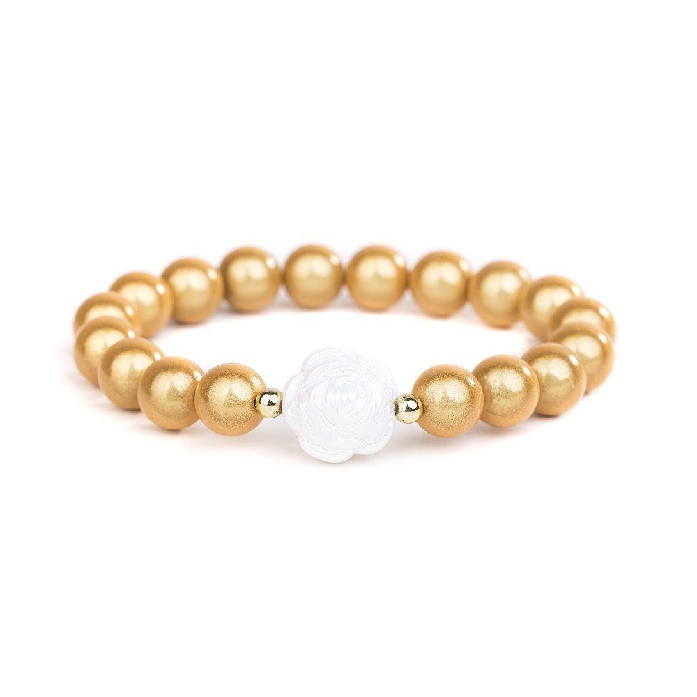 Armband - Magic Pearls Rose 10mm - Fox by Ren