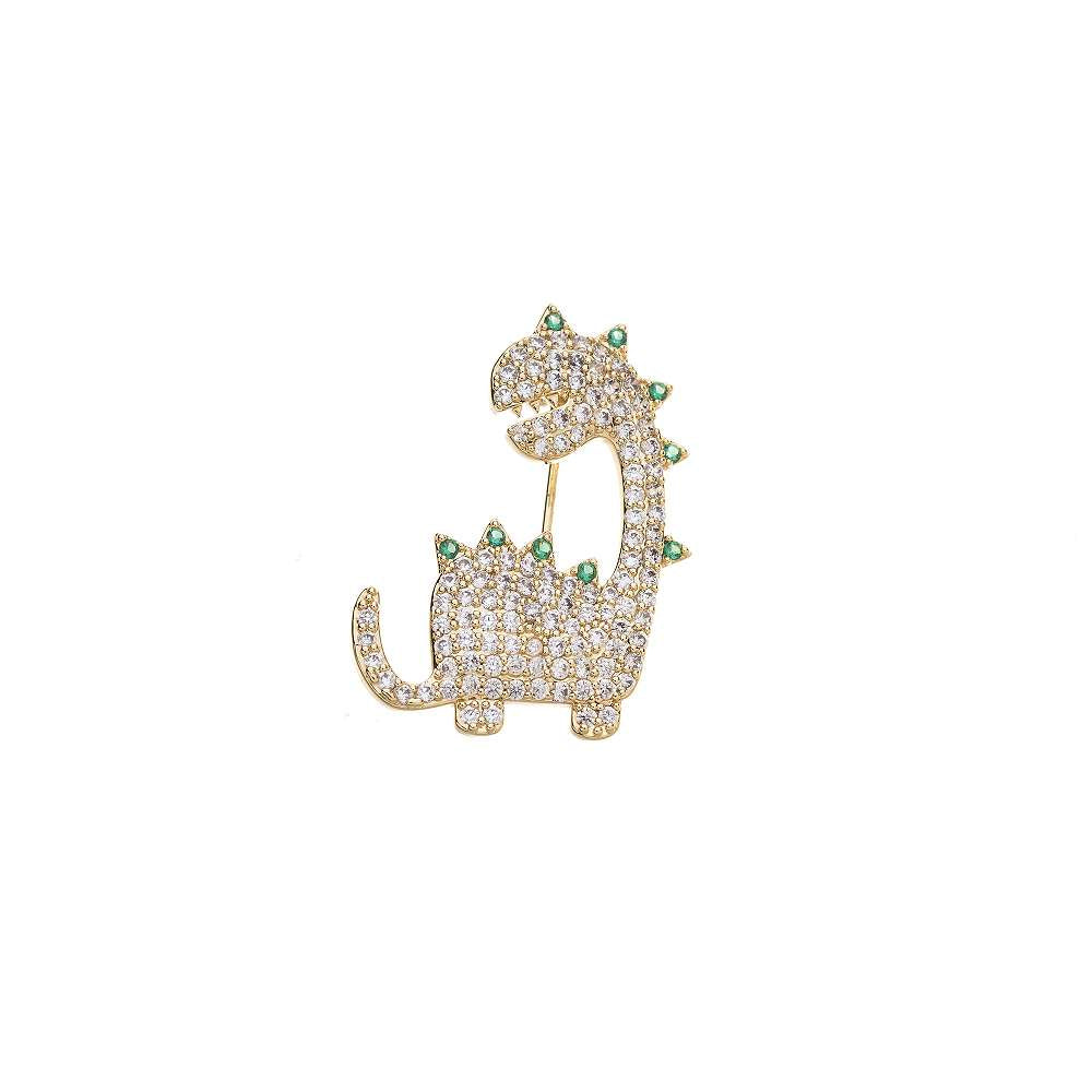 Brosche - Dinosaurier