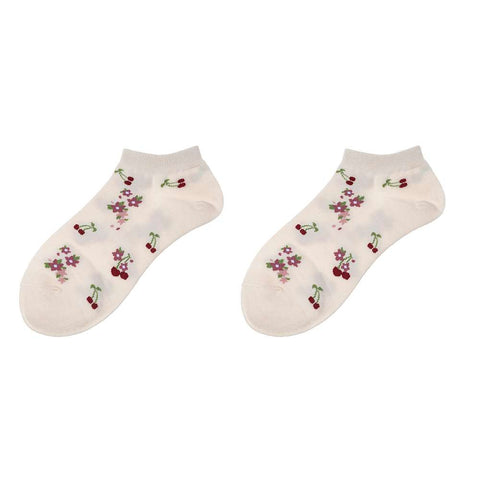 Socken - Kirsche