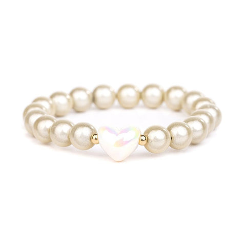 Armband - Magic Pearls Herz II 10mm