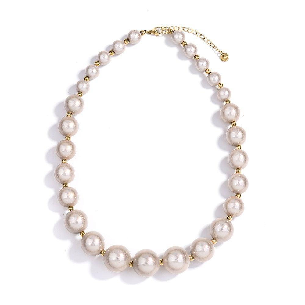 Halskette - Magic Pearls Hedy 10-18mm - Fox by Ren