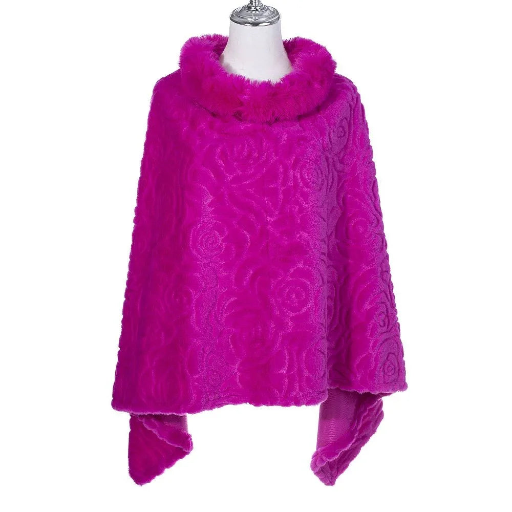 Poncho - Rose.