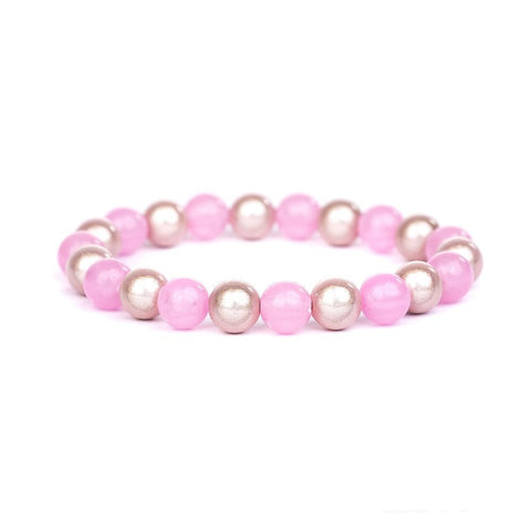 Armband - Magic Pearls Glow in the dark 10mm.