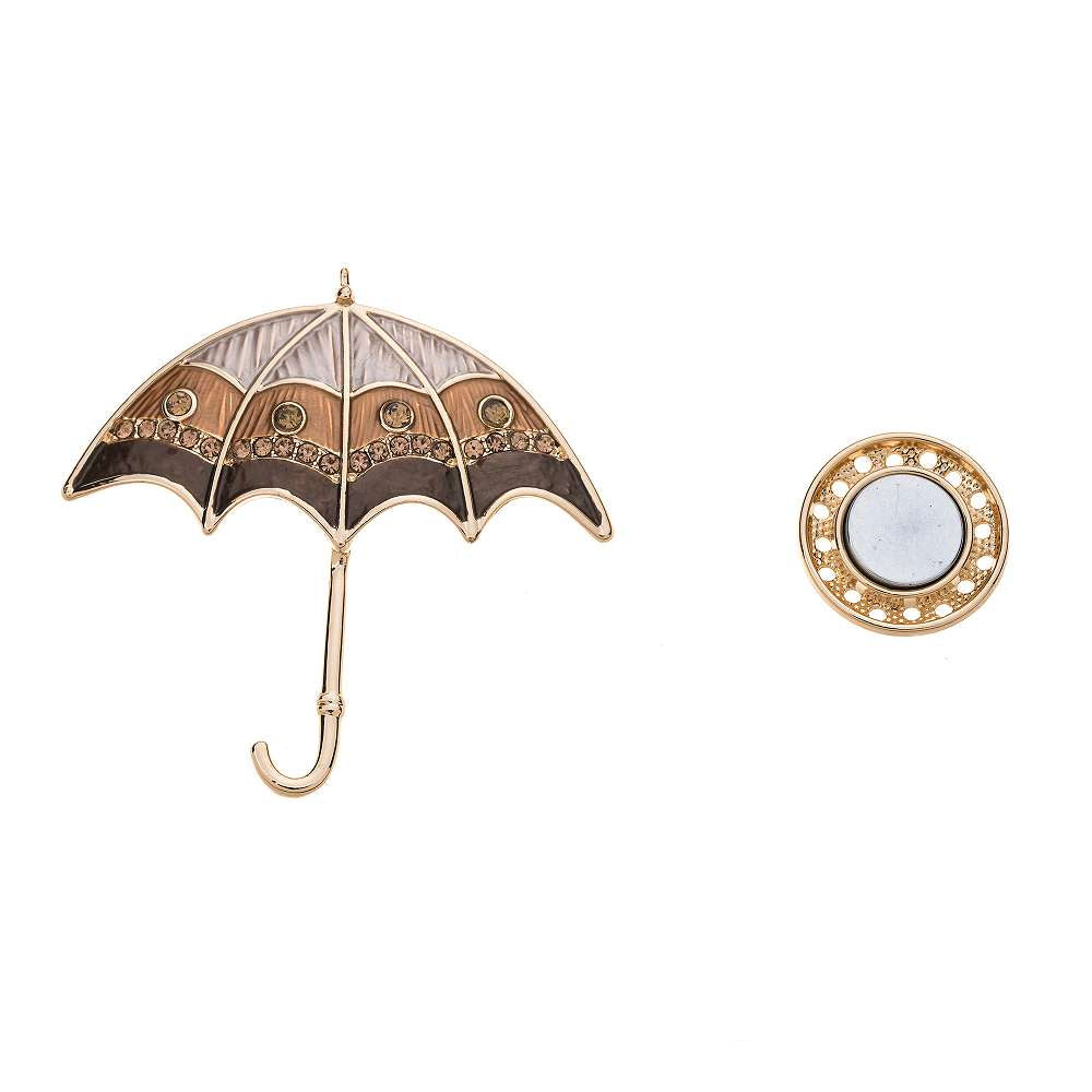 Brosche - Regenschirm