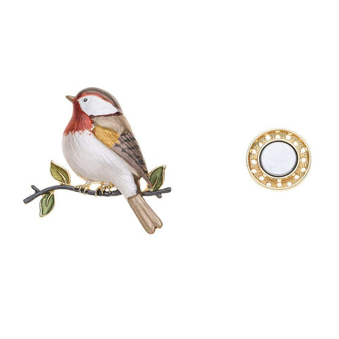 Brosche - Vogel