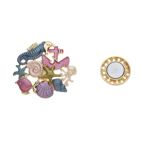 Brosche - Meereswelt