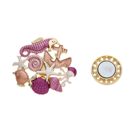 Brosche - Meereswelt