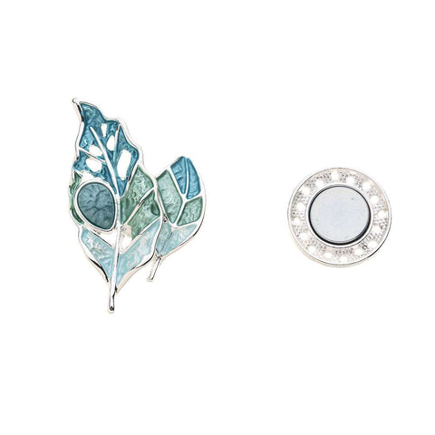 Brosche - Blatt