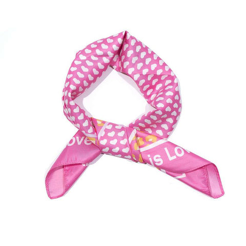 Vierecktuch - Herzen