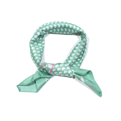 Vierecktuch - Herzen