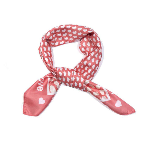 Vierecktuch - Herzen