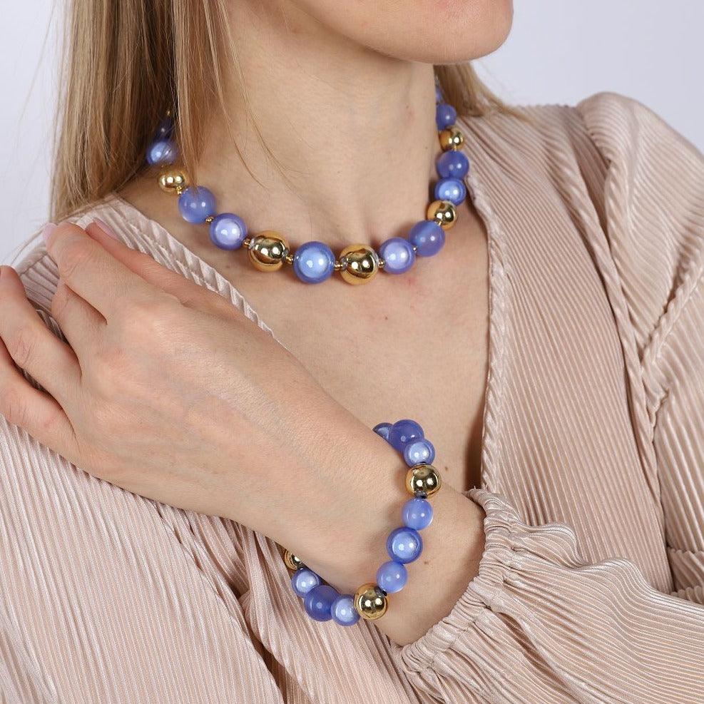 Armband - Magic Pearls Eve 10/14mm - Fox by Ren