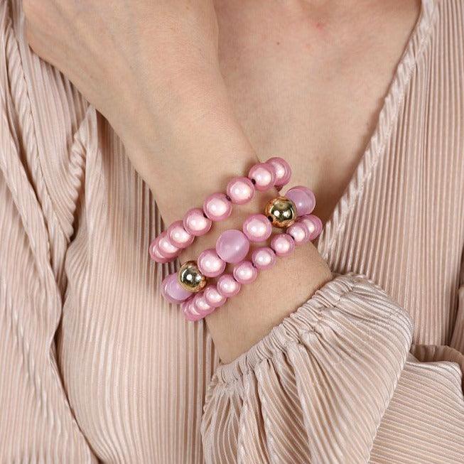 Armband - Magic Pearls 12mm - Fox by Ren