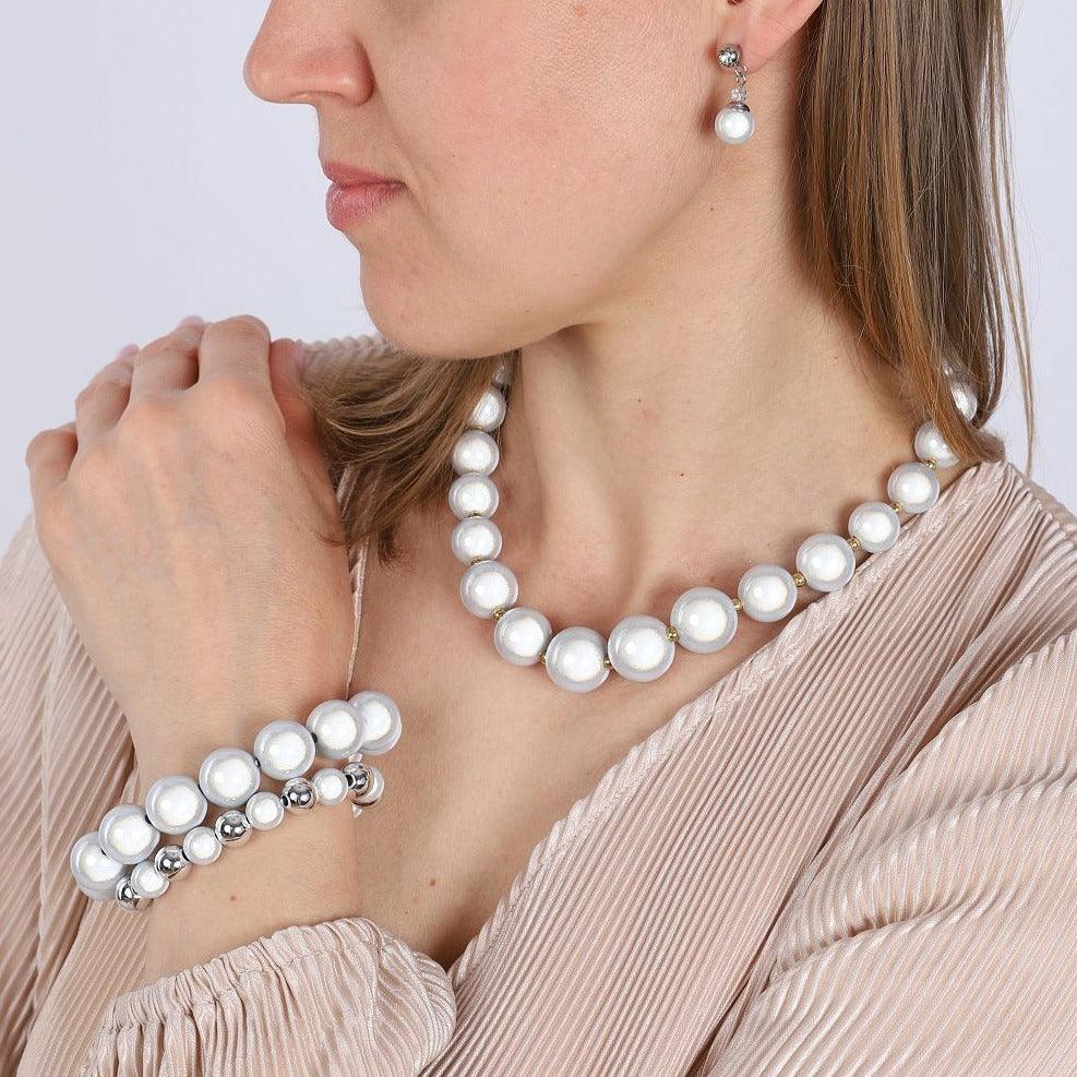 Armband - Magic Pearls Ella 14mm - Fox by Ren