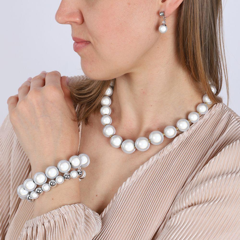 Halskette - Magic Pearls Dora 14mm - Fox by Ren