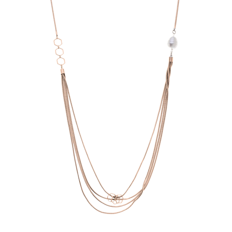 Necklace lines of relationship and hexagons 