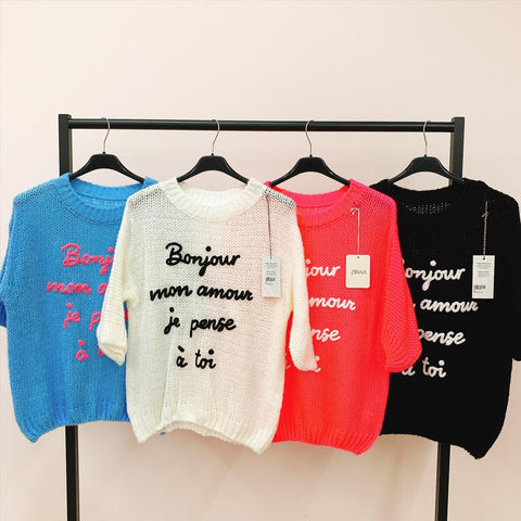 Pullover - Bonjour