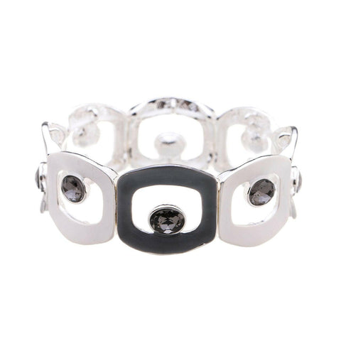 Armband glattes eckiges Quadrat.