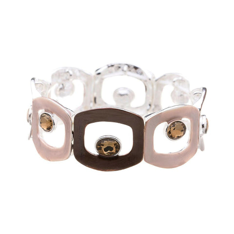 Armband glattes eckiges Quadrat.