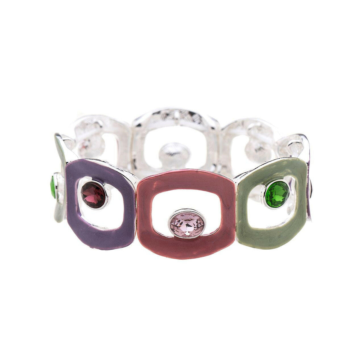 Armband glattes eckiges Quadrat.