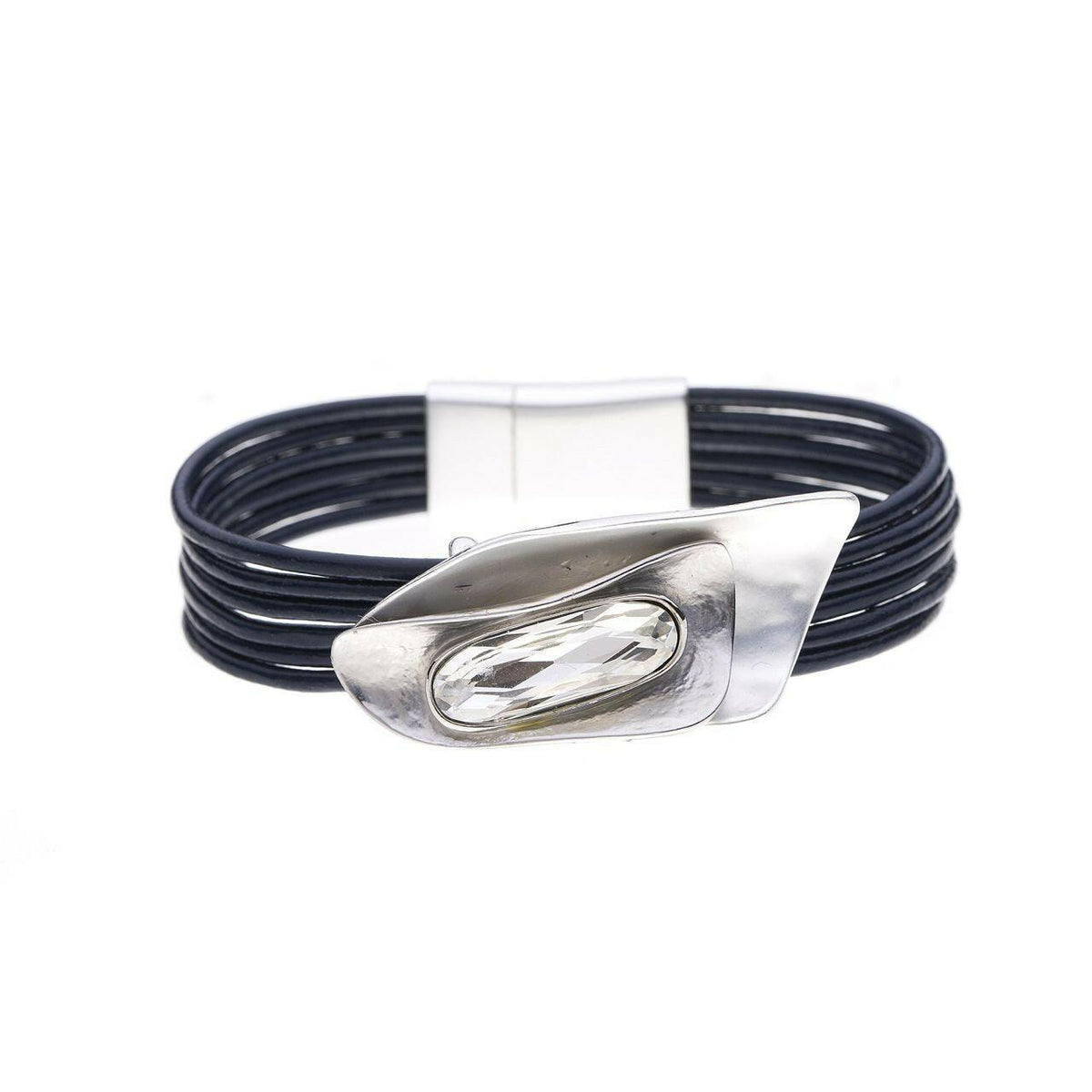 Armband - unregelmäßige Rechtecke mit Diamant - Fox by Ren