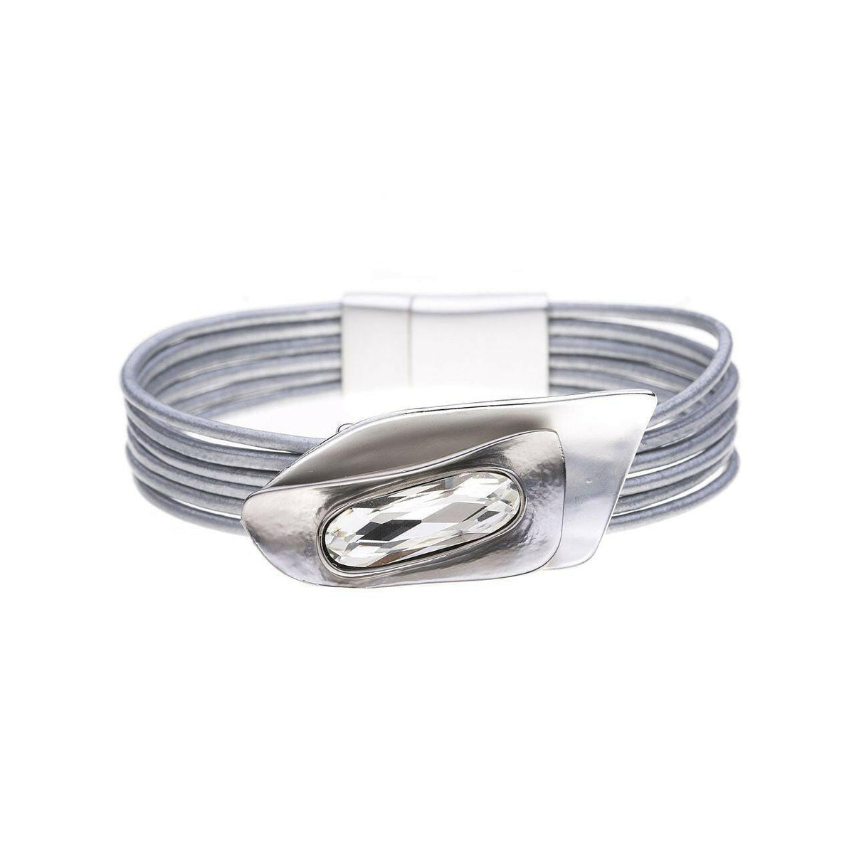 Armband - unregelmäßige Rechtecke mit Diamant - Fox by Ren
