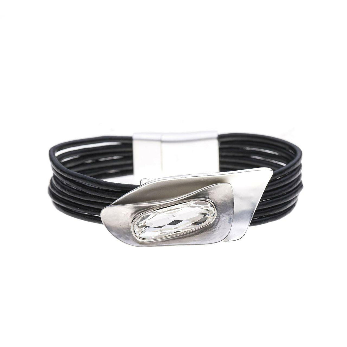 Armband - unregelmäßige Rechtecke mit Diamant - Fox by Ren