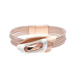 Armband - unregelmäßige Rechtecke mit Diamant - Fox by Ren