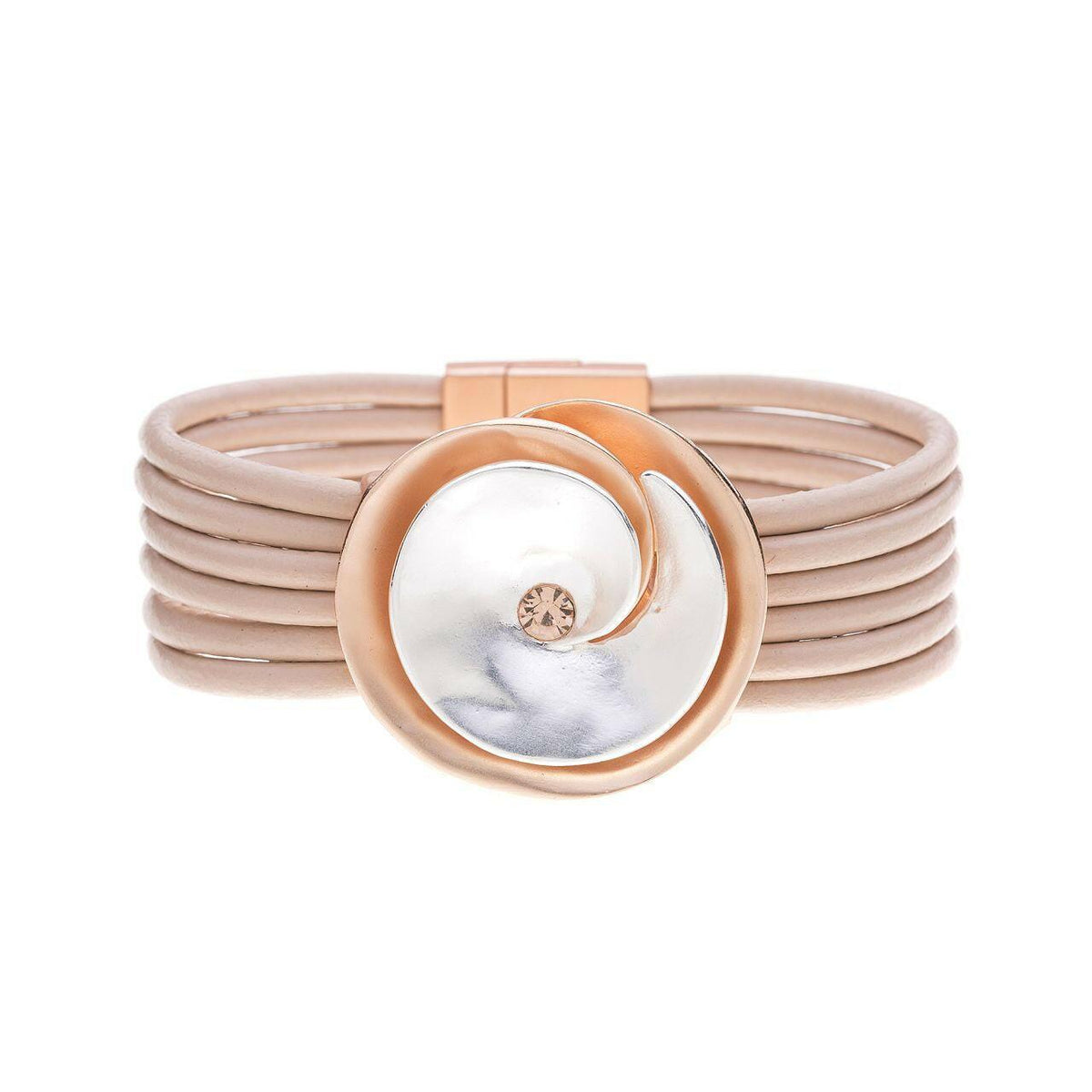 Armband - mehrstufige Blumen - Fox by Ren