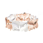 Armband-Mini Herzen-Diamanten.