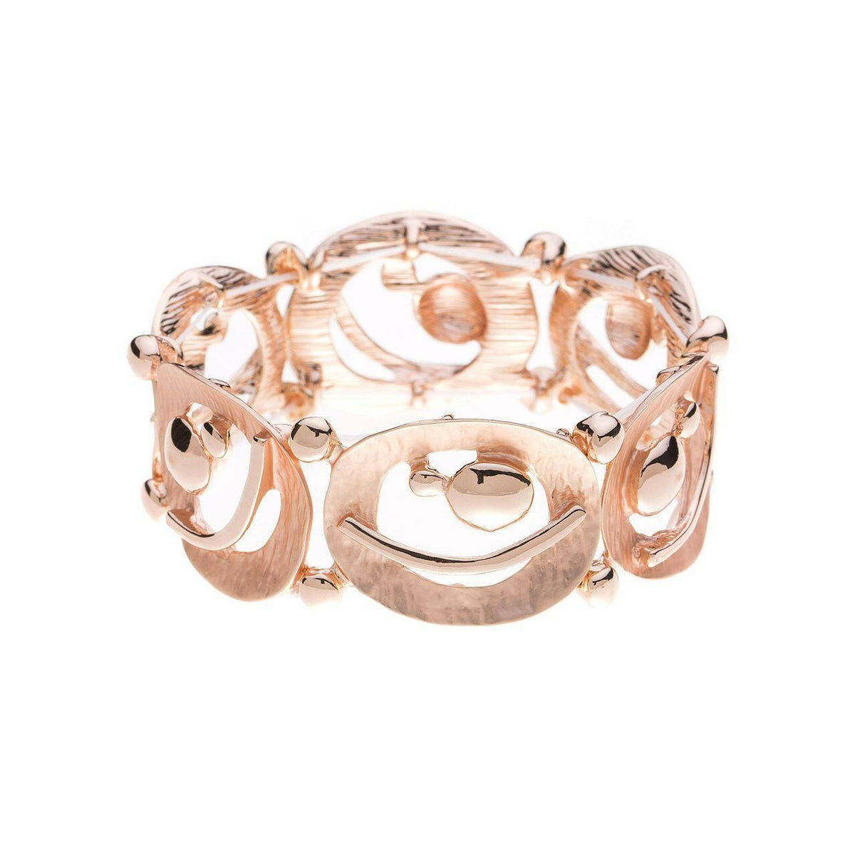 Armband - Multi Ovale mit kügelchen - Fox by Ren
