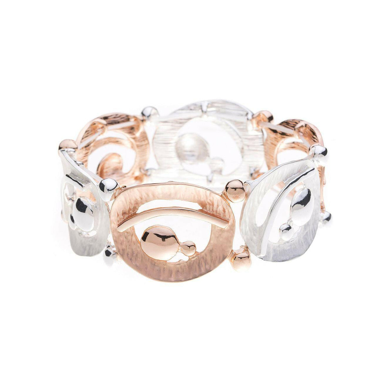 Armband - Multi Ovale mit kügelchen - Fox by Ren