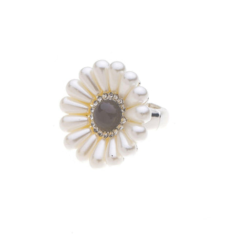 Ring-Sonnenblume-Kronblätter mit Perlen