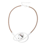 Halskette-Diamant im Knoten - Fox by Ren