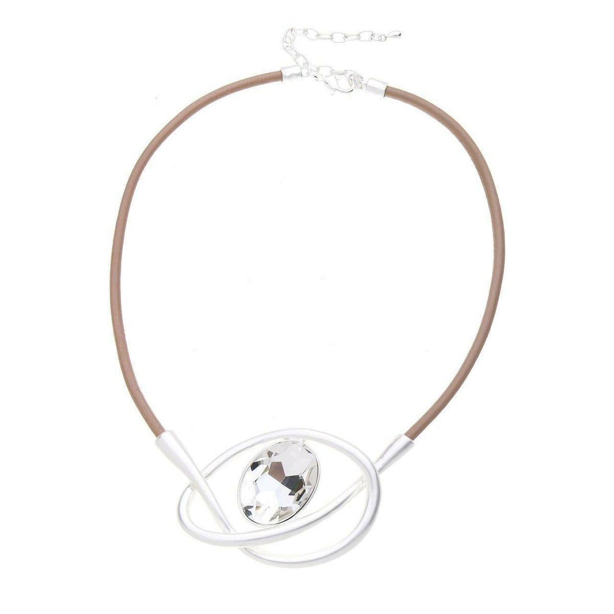 Halskette-Diamant im Knoten - Fox by Ren