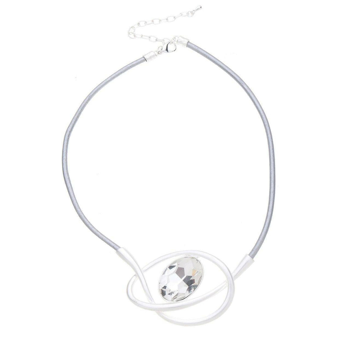 Halskette-Diamant im Knoten - Fox by Ren